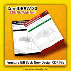 Furniture Bill Book New Design CDR File