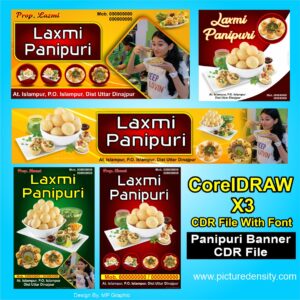 Panipuri Banner CDR File