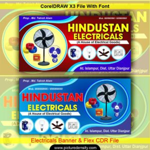 Electricals Banner & Flex CDR File