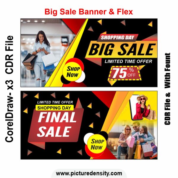 Big Sale Banner & Flex CDR File