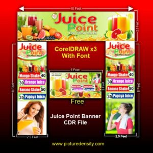 Juice Point Gate Banner CDR File