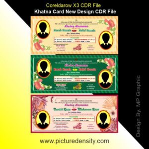 Khatna Card New Design CDR File