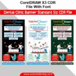 Dental Clinic Banner Standard Siz CDR File