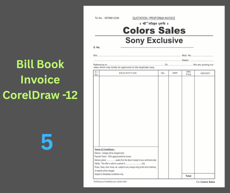 Bill Book - Invoice 5 » Picturedensity