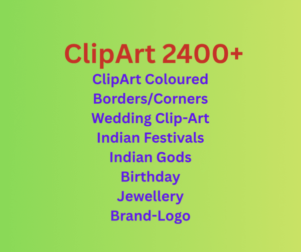 ClipArt Bundle Pack 2400+